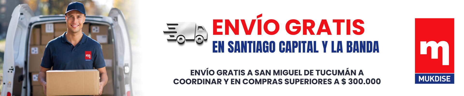 Env&iacute;o gratis Santiago y La Banda